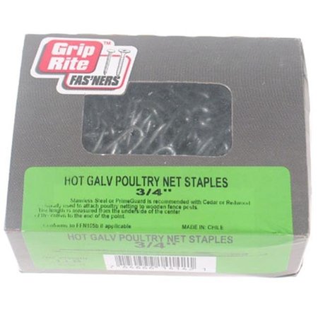 PRIMUS SOURCE Prime Source Hot Galvanized Poultry Net Staples 34HGPNS1 34HGPNS1